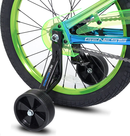 18" Glitch Boy's BMX Bike, Blue/Green