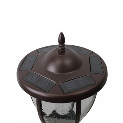 Sun-Ray Kenwick 7 Foot Single Head Solar Lamp Post & Planter, Bronze