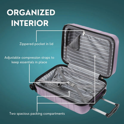 Skyway Luggage Epic 2.0 24" Hardside 8-Wheel Medium Check-In Spinner