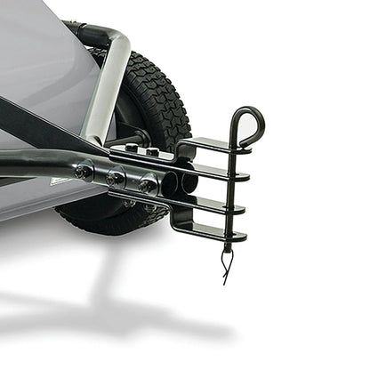 Ohio Steel Tow Behind Lawn Sweeper, 42 inch, 22 Cu. ft, Heavy-Duty Leaf and Grass Collector, Patented Spiral Brush