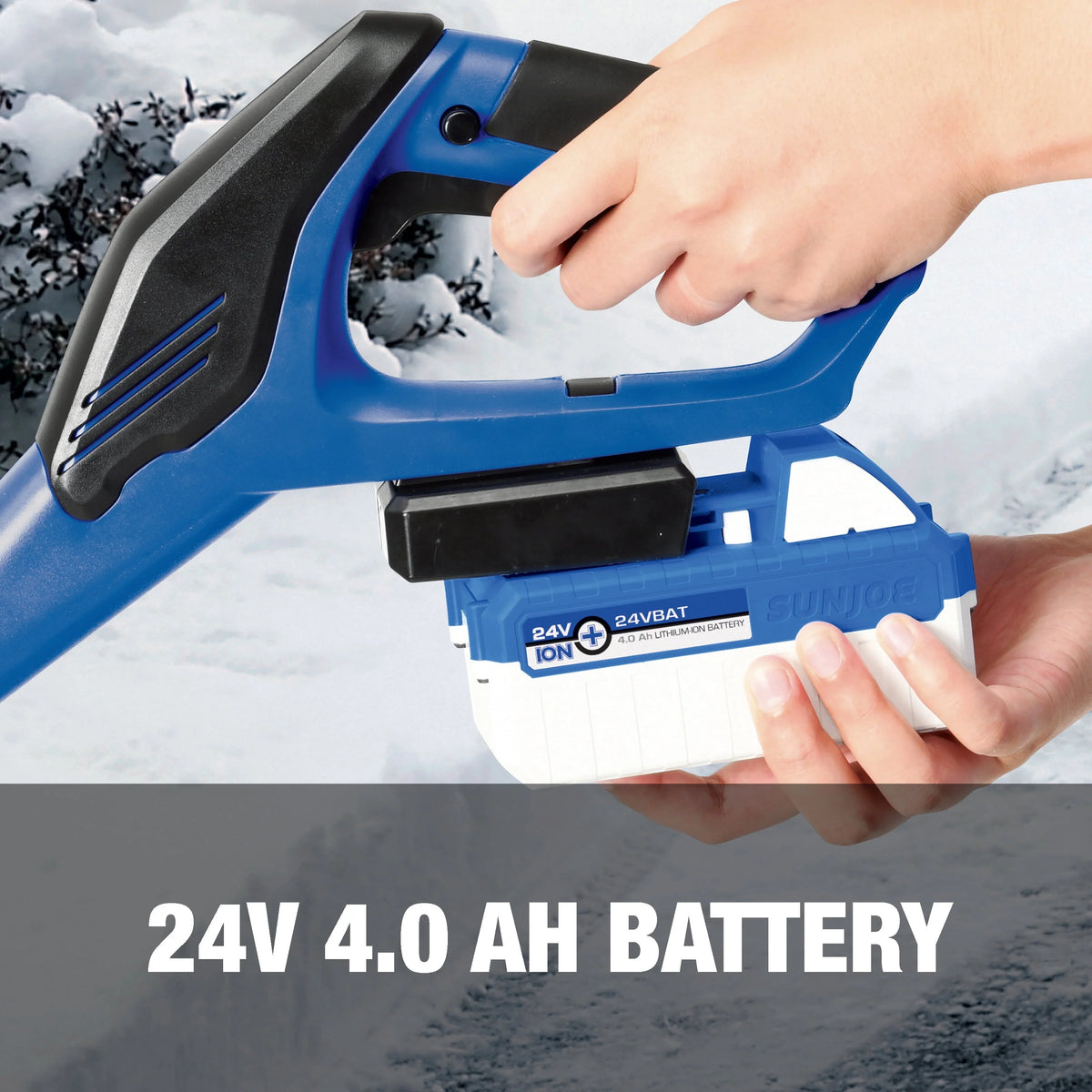 Snow Joe 24V Cordless 13-inch Snow Shovel Kit, 4.0-Ah Battery & Charger