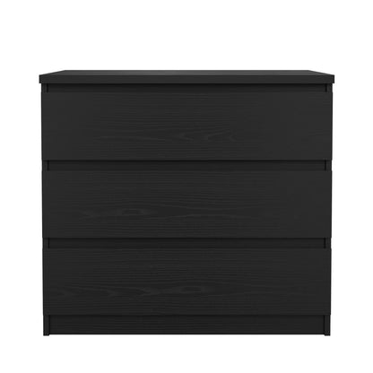 Tvilum Scottsdale 3 Drawer Chest Dresser for Adults, White High Gloss