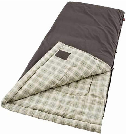 Heritage Big & Tall 10°F Flannel Sleeping Bag, XL Sleeping Bag Fits Adults up to 6ft 7in Tall, Machine Washable, Great for Camping, Hunting, Guests, & More