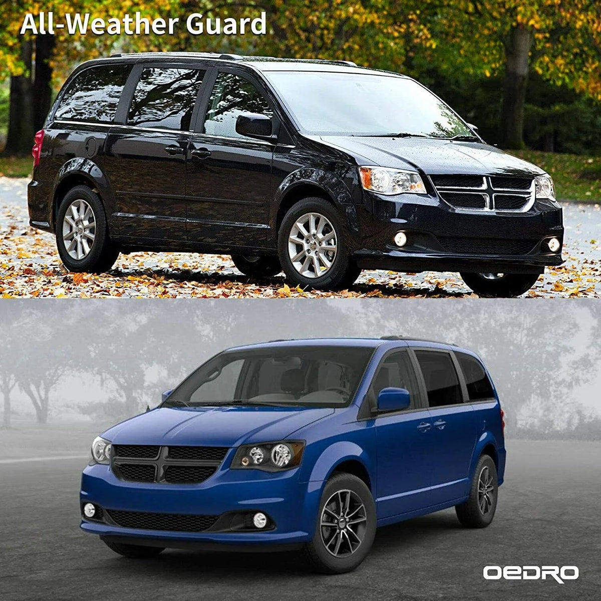 RVNI Floor Mats for 2008-2020 Dodge Grand Caravan/2008-2016 Chrysler Town & Country