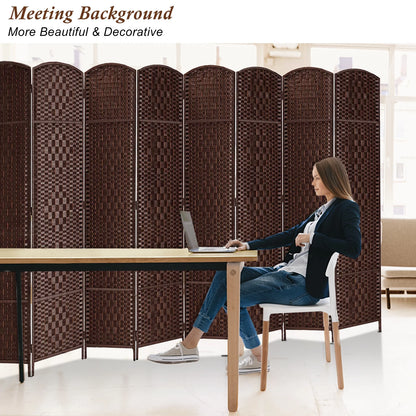3-Panel Room Divider, 6 ft Office Partition Walls Wood Divider Folding Portable Privacy Screen, Room Dividers and Folding Privacy Screens for Home, Room Separator Wall Dividers,Black