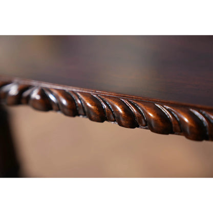 Carved Mahogany Bed Step