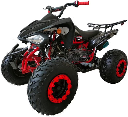 X-Pro Brand New 200cc Gas ATV, Automatic Transmission with Reverse LED Headlights Big 23"/22" Tires