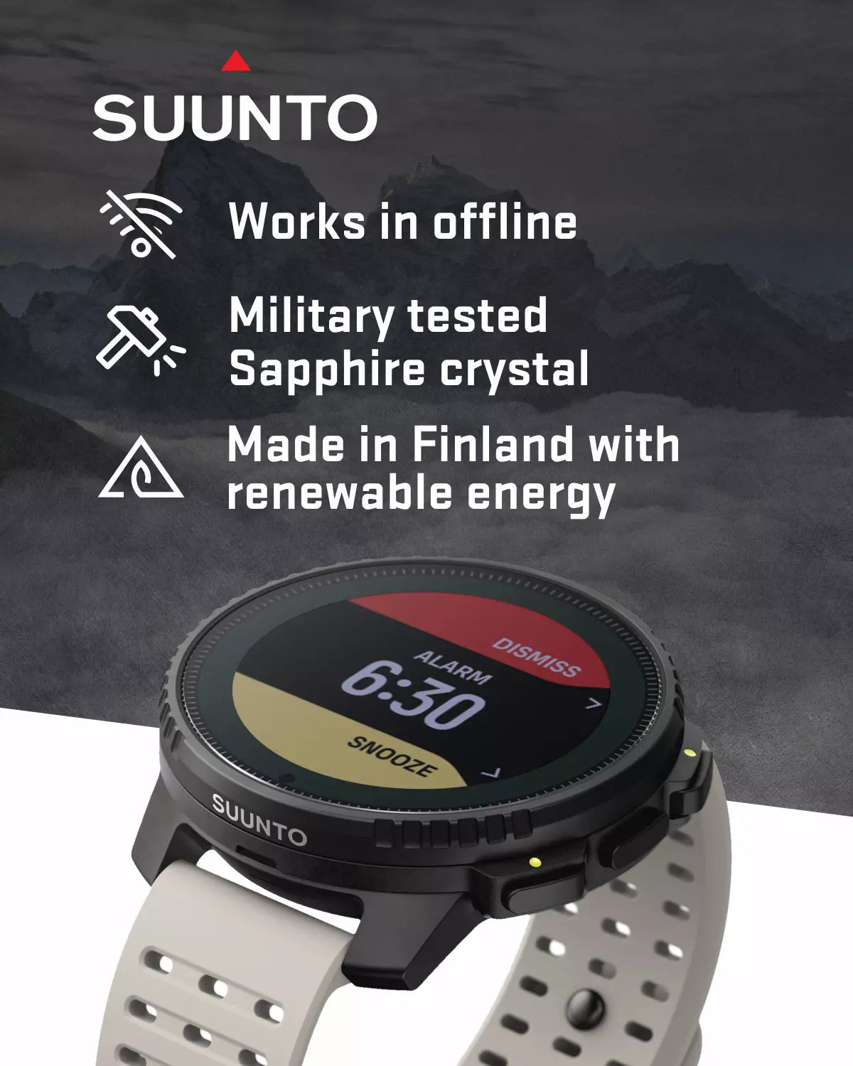 Suunto Vertical Watch, All Black, One Size