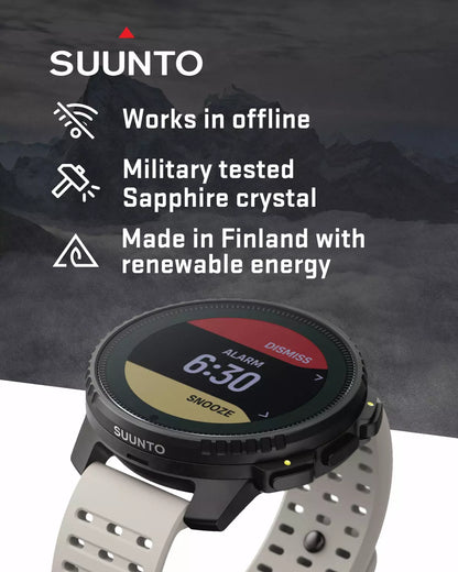 Suunto Vertical Watch, All Black, One Size