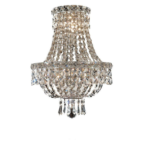 Elegant Lighting - Tranquil - Three Light Wall Sconce-Chrome Finish-Royal Cut