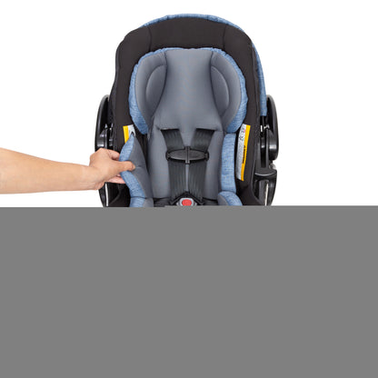 Baby Trend Secure Snap Tech™ 35.00 lbs Infant Car Seat. Blue Chambray