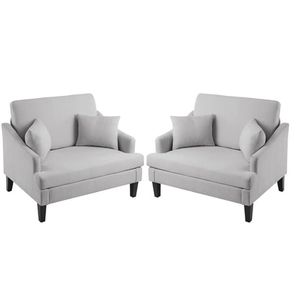 Bezseller Oversized Accent Chair with High Back, Armchair for Living Room or Bedroom, Beige