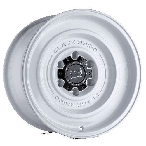 Black Rhino Solid 17X9.5 6X139.7 -12Et 71.5Cb Gloss White Wheel