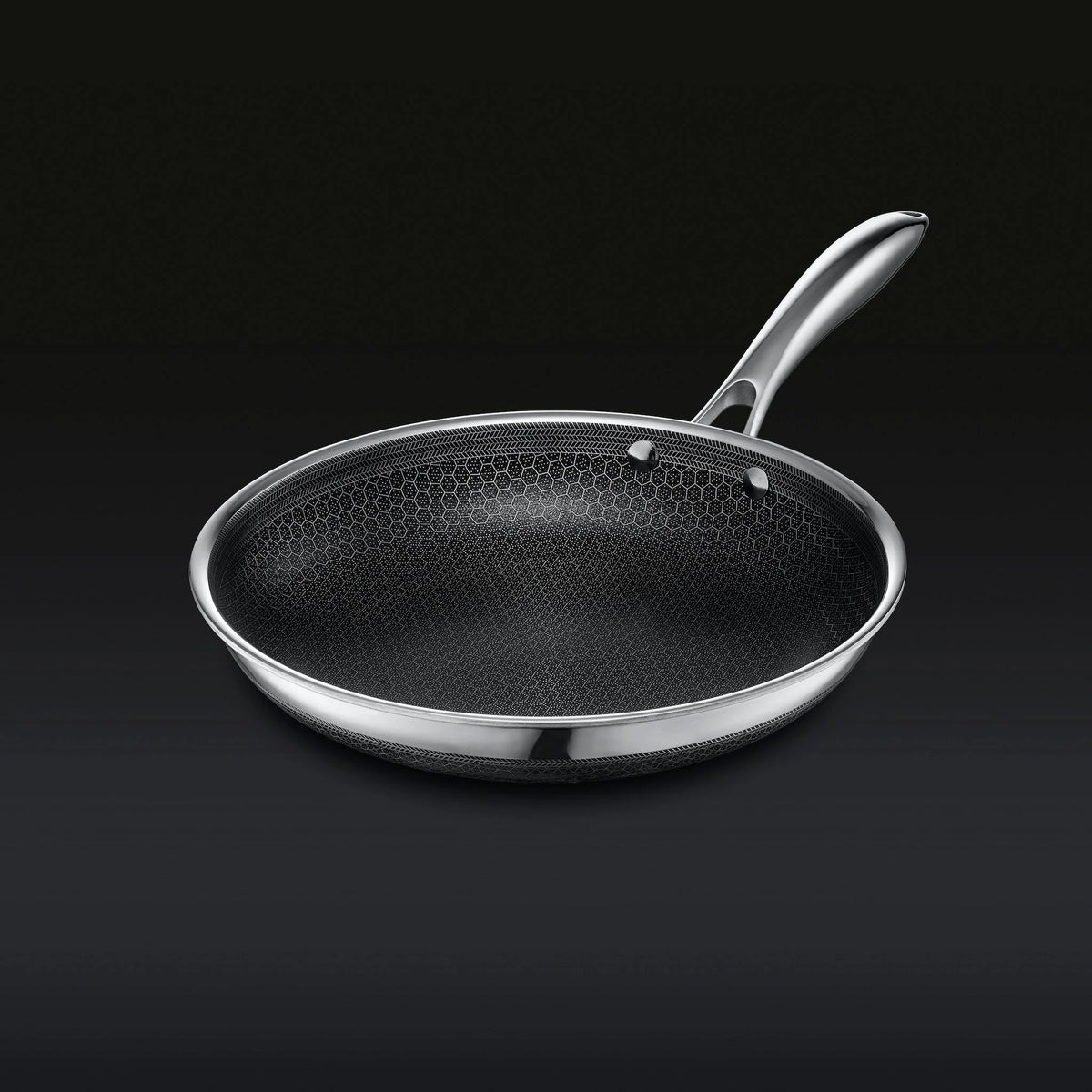 Hybrid Fry Pan Set With Lids, 6-pc