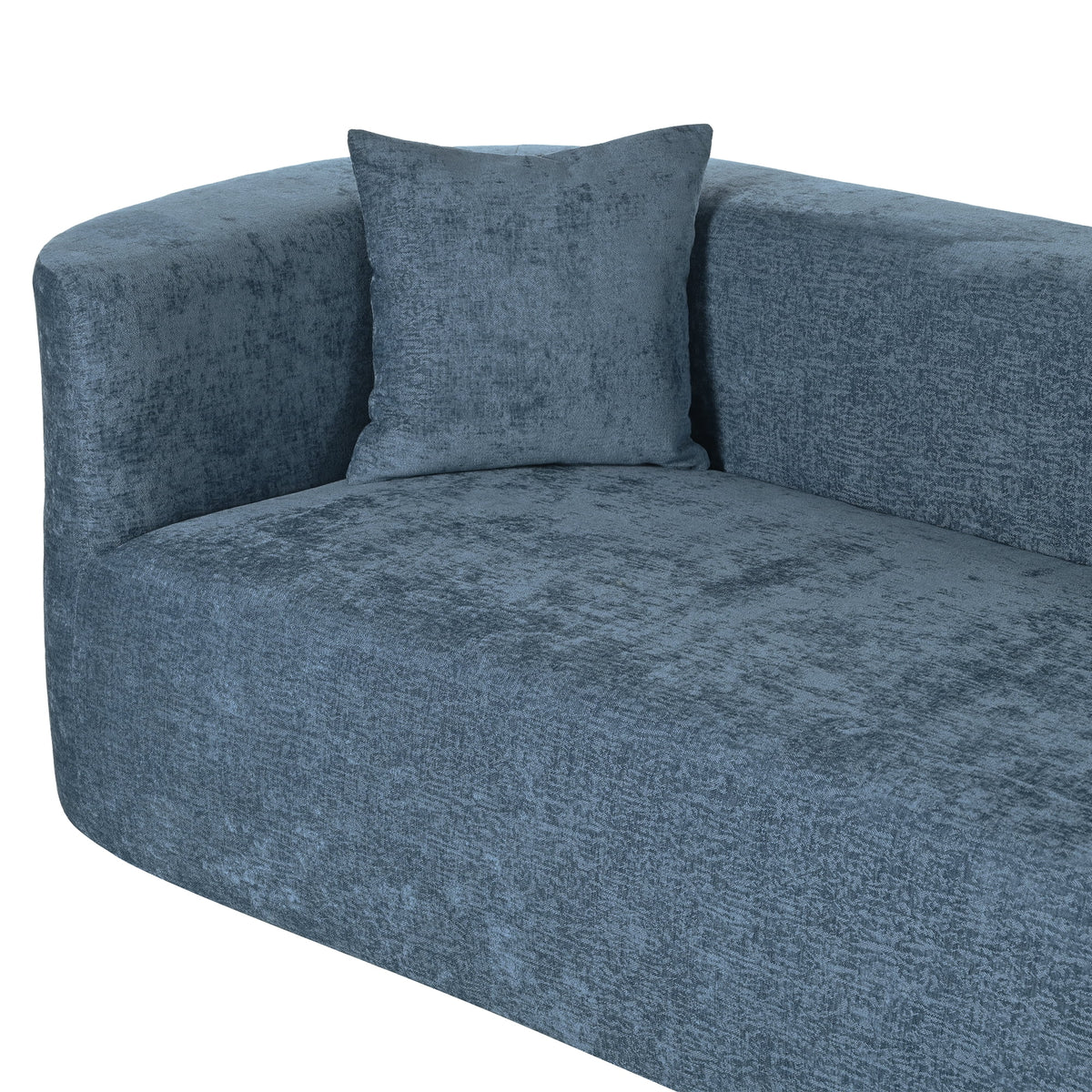 Harper & Bright Designs Modern Curved Floor Sofa Set, Modular Sectional Sponge Couch for Living Room, 2 PC Free Combination No Assembly Foam-Filled Sofa, Beige