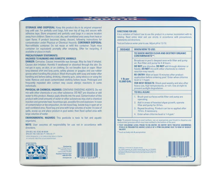 Clorox Pool&Spa 12 -Pack 16-oz Dichlor Pool Shock
