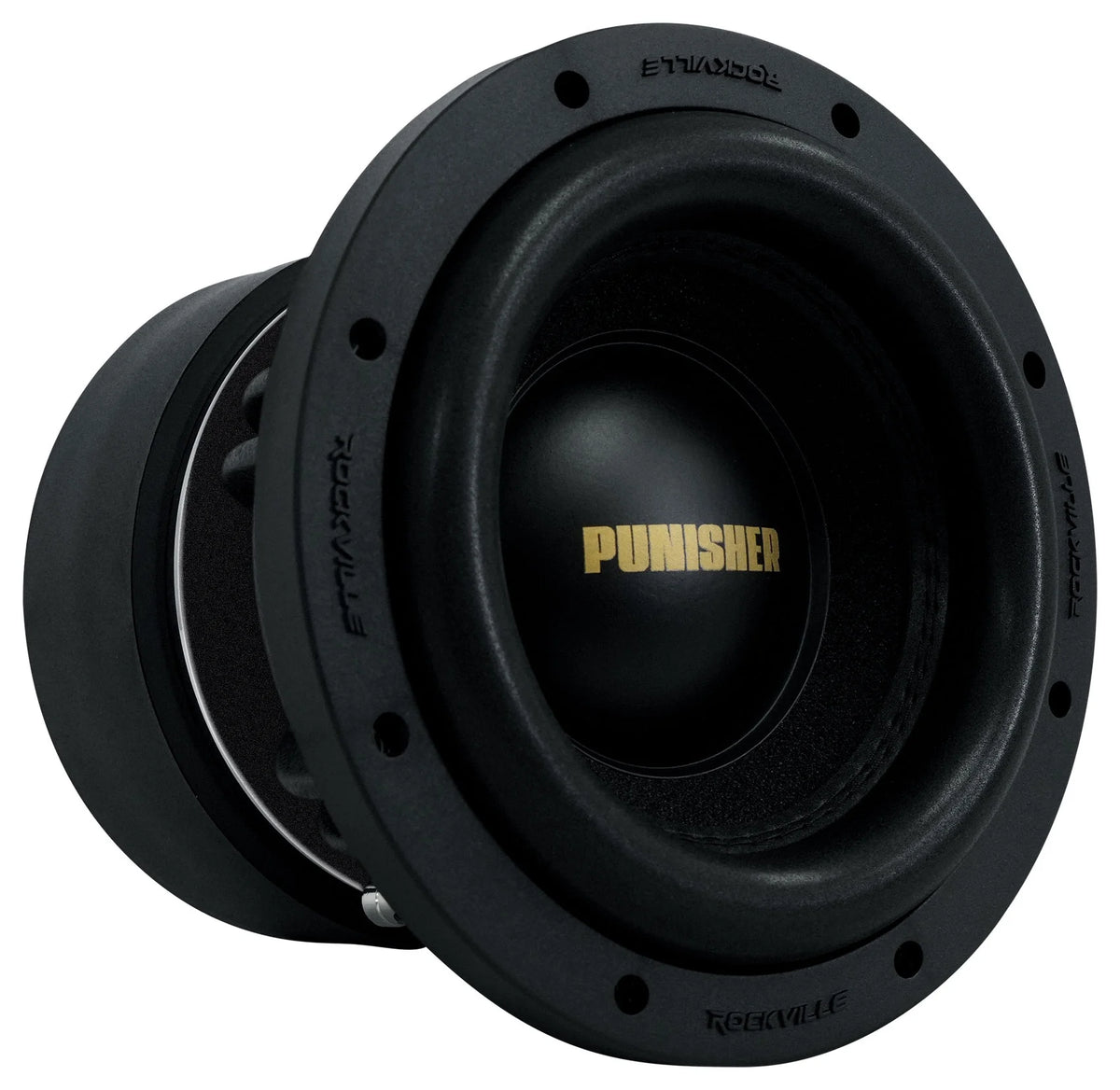 2 Rockville Punisher 8D1 8" 3000w Peak/750w RMS Competition Car Audio Subwoofers
