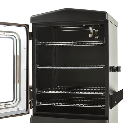MAISON HUIS Vertical Propane Smoker, Outdoor Gas Smokers Grill with Cover, Black