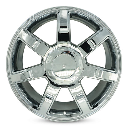 Set of 4 New 22" 22x9 Chrome Alloy Wheels for 2007-2014 Cadillac Escalade ESV EXT OEM Design Replacement Rim