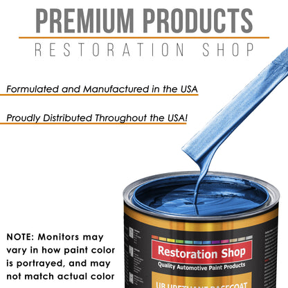 Viper Blue Pearl Premium Gallon Kit URETHANE BASECOAT Car Auto Paint Kit
