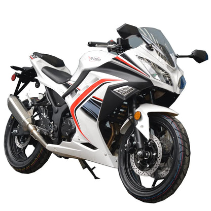 X-Pro Brand New 250cc EFI Fuel Injection Dirt Bike Motorcycle Street Bike, 6 Manual Transmission Electric Start 17" Wheels Assembled in Crate