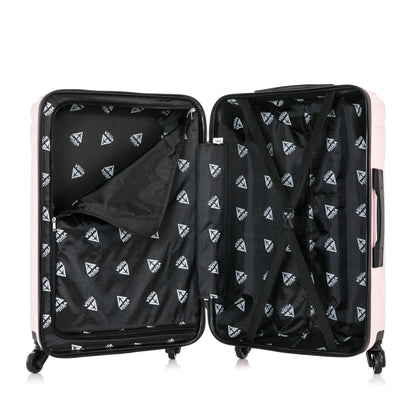 InUSA Vasty 28" Hardside Lightweight Luggage with Spinner Wheels, Handle, and Trolley, Gray