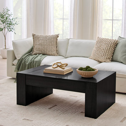 Better Homes & Gardens Ezra Oversized Coffee Table, Walnut