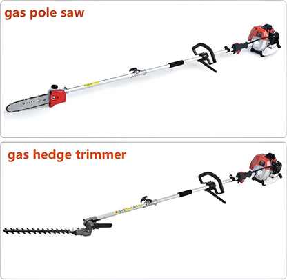 Maxtra Scooters 16ft 2 Cycle Gas Powered Extendable Pole Saws, Anti-Vibration System