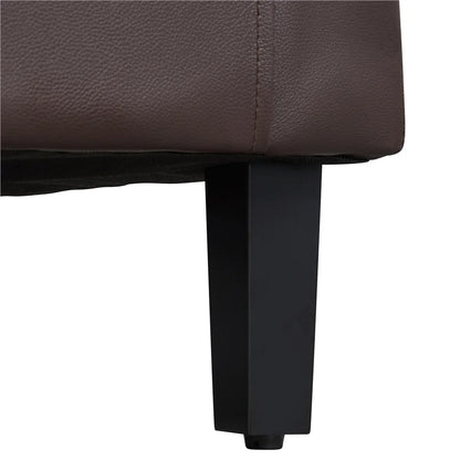 Yaheetech Faux Leather Accent Arm Chair For Living Room, Black