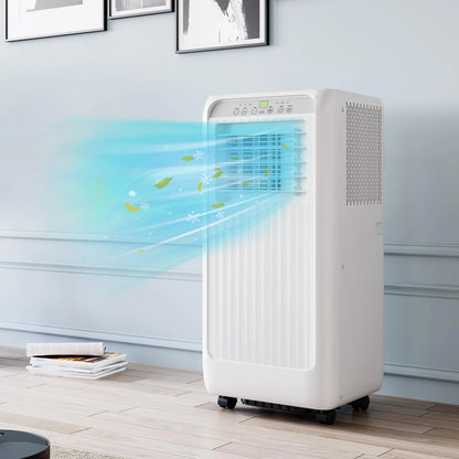 TROPOW 8000Btu Portable Air Conditioner 4-in-1 Portable AC Unit Cool up to 350sq.ft, Portable Air Conditioners with Remote Control & Window Kit1-24H Timers
