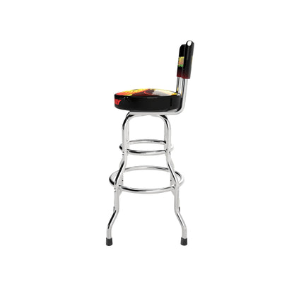 Arcade1UP Midway Legacy Mortal Kombat High Back, Adjustable Height, Video Game Stool with Swiveling Padded Seat, Orin Edition