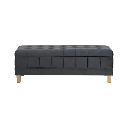 Picket House Furnishings Jude Tufted Storage Ottoman