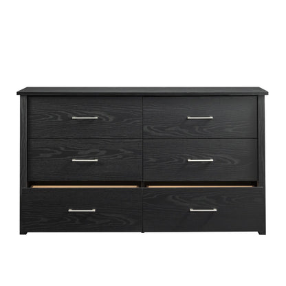 Mainstays Hillside 6-Drawer Dresser, Soft White Finish