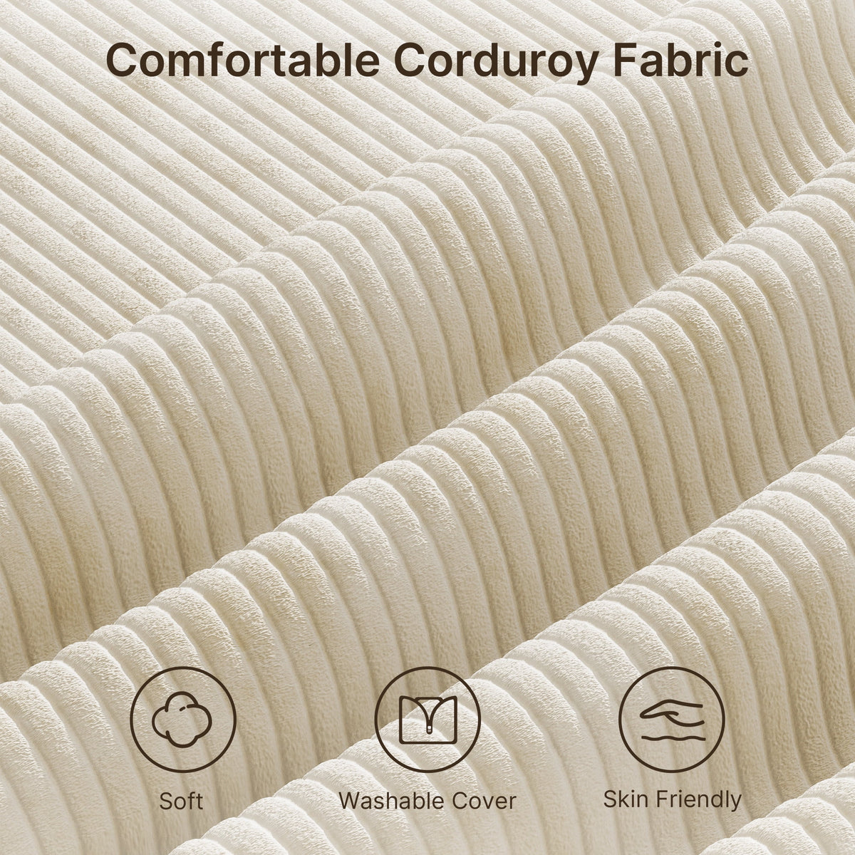 Lofka 110�� Modular Sectional Sofa Bed with Double Layer Cushions and Movable Ottoman, Modern Comfy Cloud Couch for Living Room, DIY Combination, Green