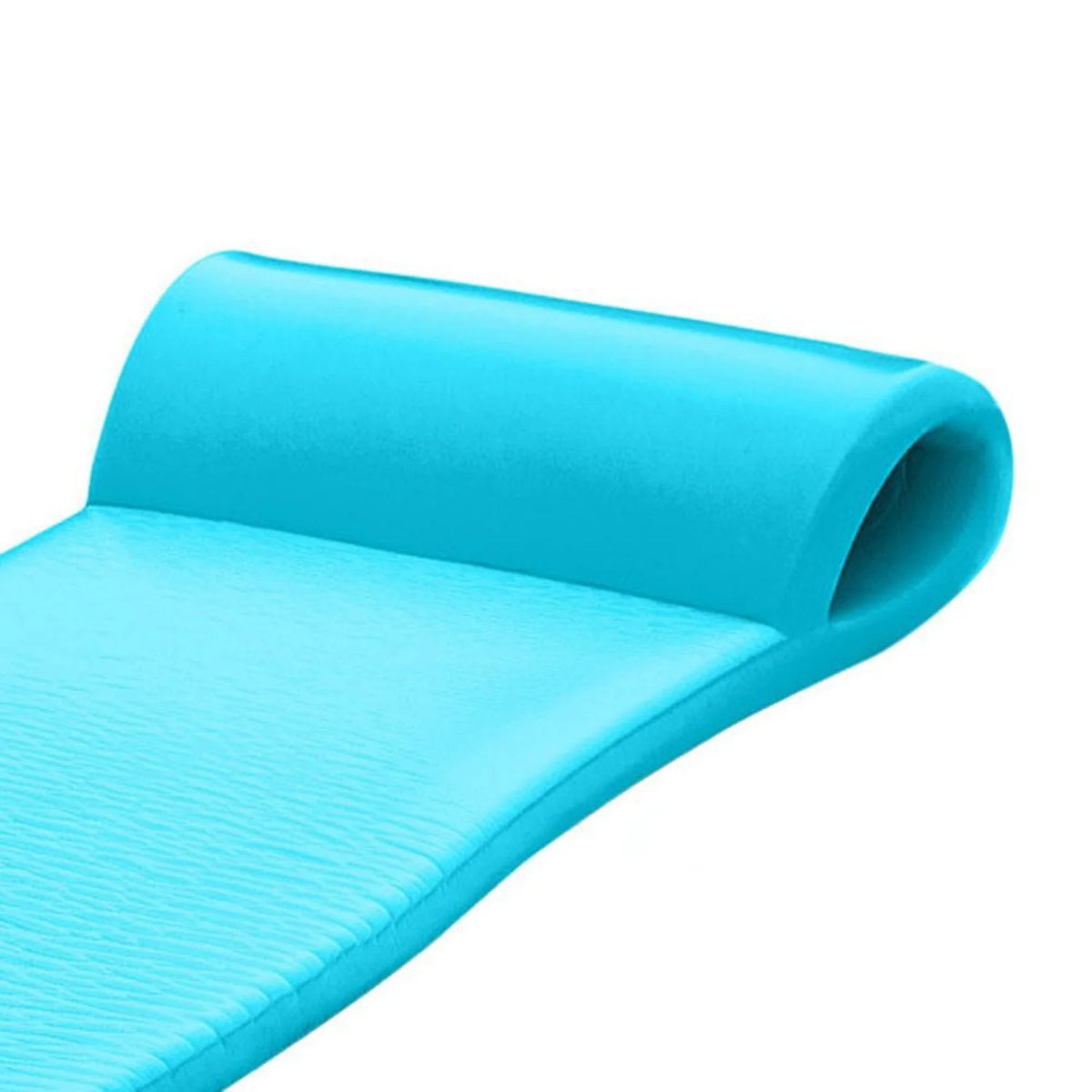 TRC Recreation Sunsation 1.75" Thick Foam Pool Float Lounger w/ Headrest, 2 Pack, Teal