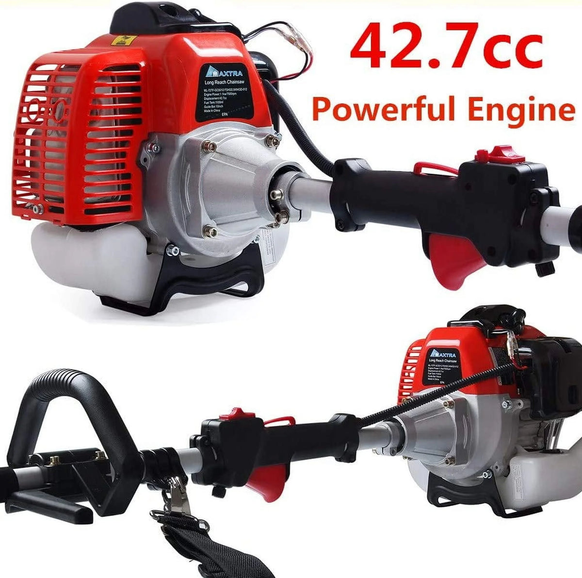 Maxtra Scooters 16ft 2 Cycle Gas Powered Extendable Pole Saws, Anti-Vibration System