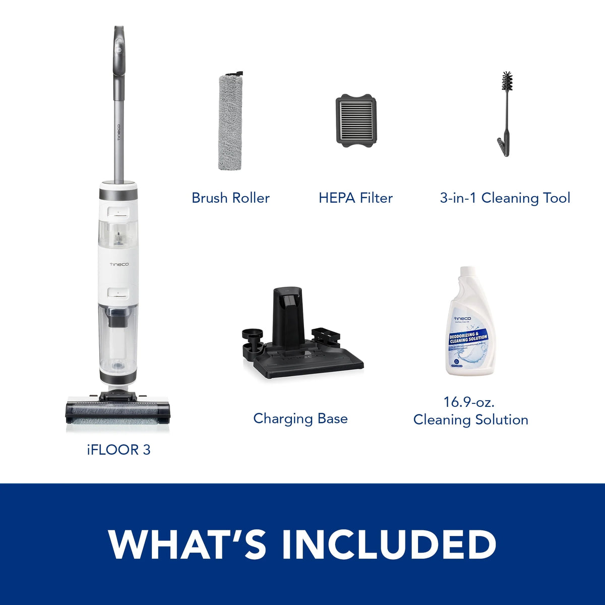 Tineco iFLOOR 3 Cordless Wet/Dry Vacuum Cleaner and Hard Floor Washer