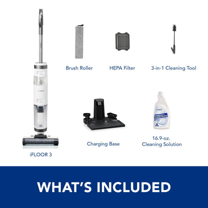 Tineco iFLOOR 3 Cordless Wet/Dry Vacuum Cleaner and Hard Floor Washer