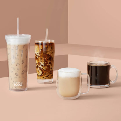 Mr. Coffee 4-in-1 Single-Serve Latte Lux, Iced, and Hot Coffee Maker with Milk Frother