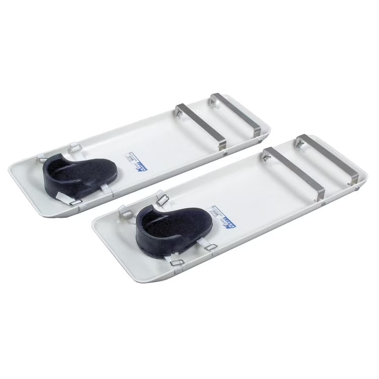 Kraft Tool Co 30 In. X 10 In. Polystyrene Concrete Sliders (Pair)