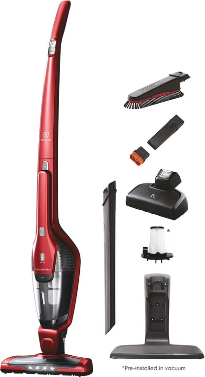 Electrolux Ergorapido Pet Cordless 2-in-1 Vacuum for Pet Hair Removal