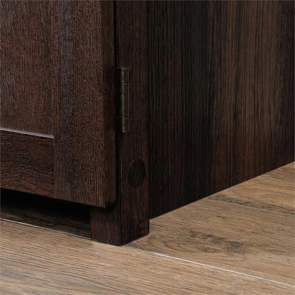 Pemberly Row Contemporary Engineered Wood Pantry in White Finish