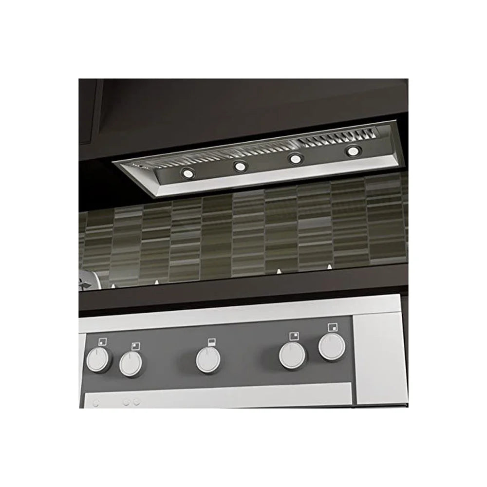 ZLINE 695-46 Deep 46 Inch Range Hood Insert with LED Lighting, Stainless Steel