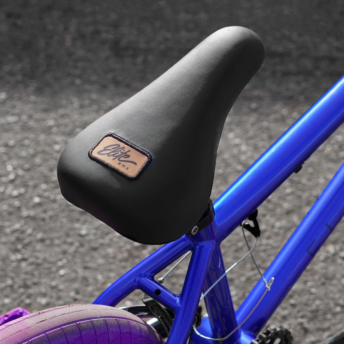 Elite BMX Bicycle 20” Freestyle Bike - Stealth Blue Purple Ideal for Ages 7 to 18 Years