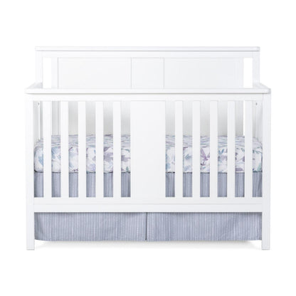 Child Craft Quincy 4-in-1 Convertible Crib. Baby Crib Converts to Day Bed. Toddler Bed and Full Size Bed. 3 Adjustable Mattress Positions. Non-Toxic. Baby Safe Finish (Matte White)