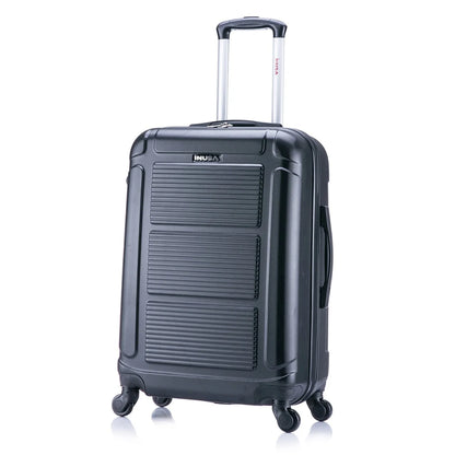 InUSA Pilot 3-Piece Hardside Luggage Sets with Spinner Wheels, Handle, Trolley, (20"/24"/28"), Blue