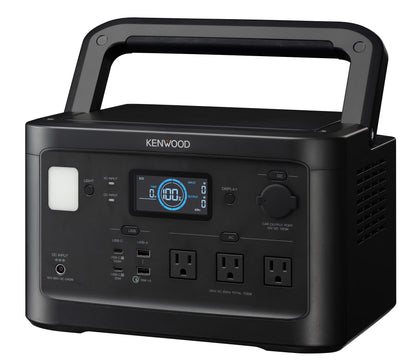 KENWOOD Portable Power Station BN-RK800, 700Wh Backup Lithium Battery, 120V/806W AC Outlets, USB Ports, Automatic Power Supply