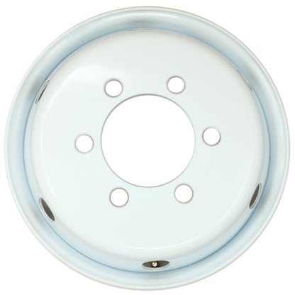 19.5" Set of 4 19.5x6 White Steel Wheels For ISUZU NPR NPR-HD NQR NRR 1995-2025 OEM Design Replacement Rim 8980939730