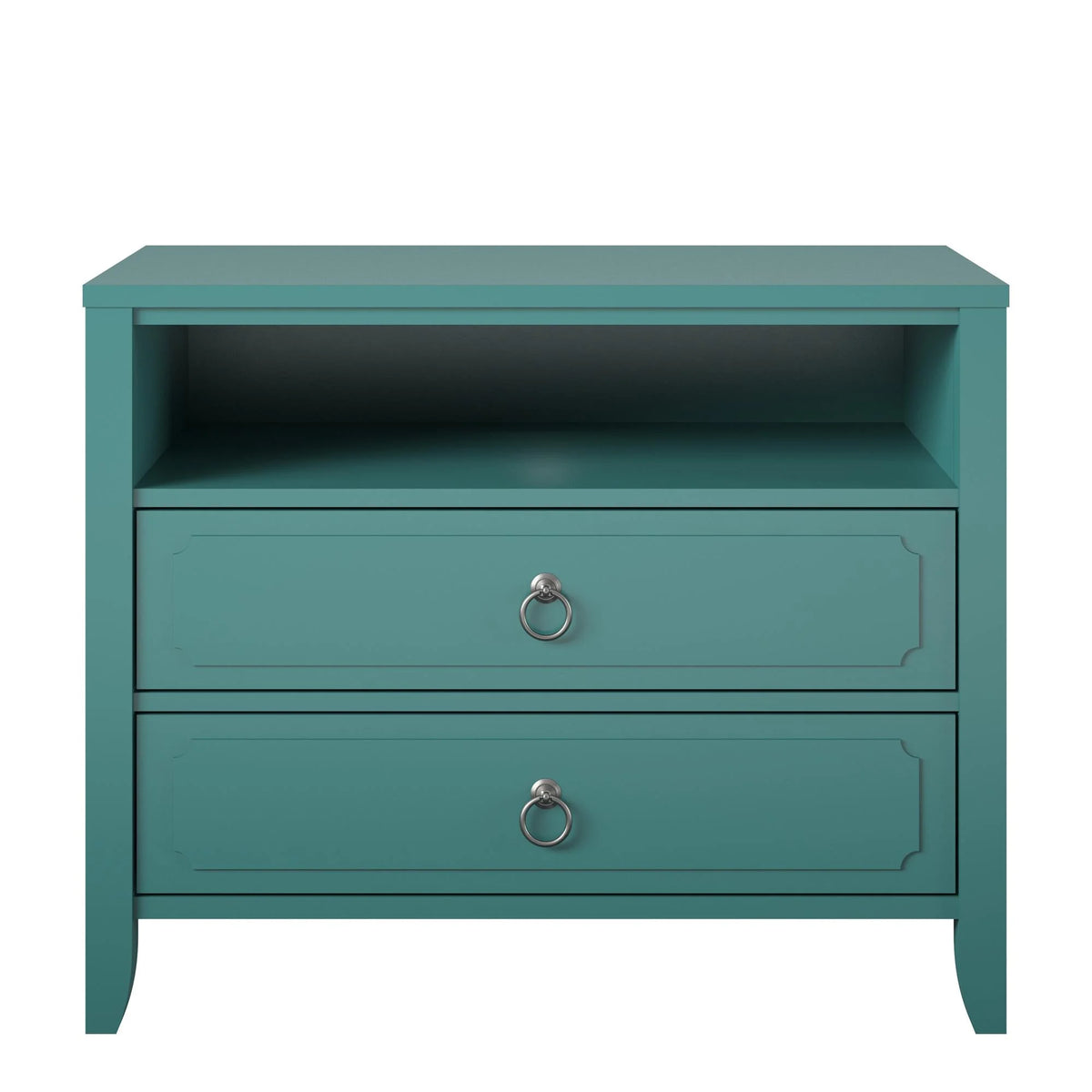 Her Majesty 2 Drawer Nightstand, Mustard Yellow