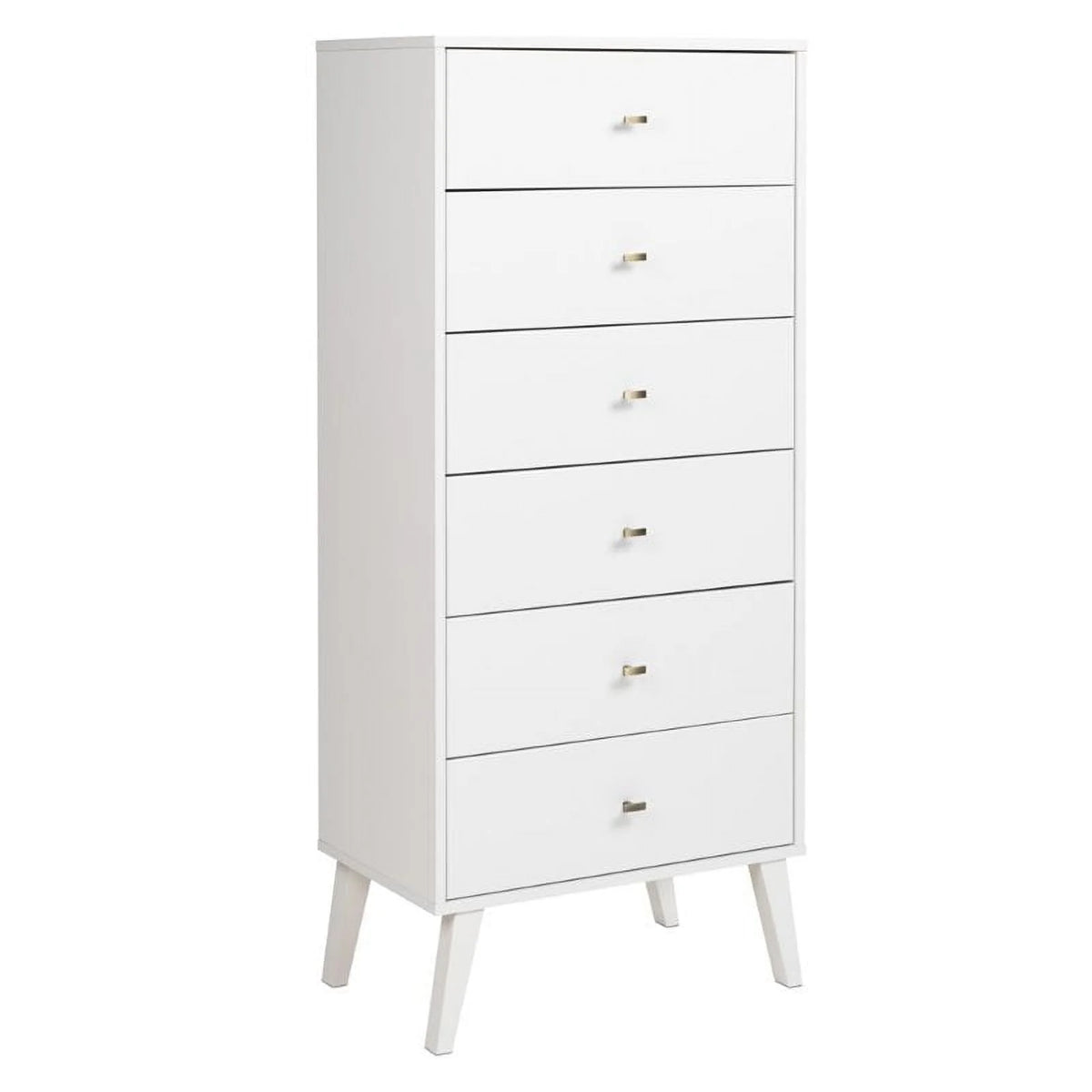 Home Square 2-Piece Set with Modern Tall 6-Drawer Chest & 7 Drawer Dresser